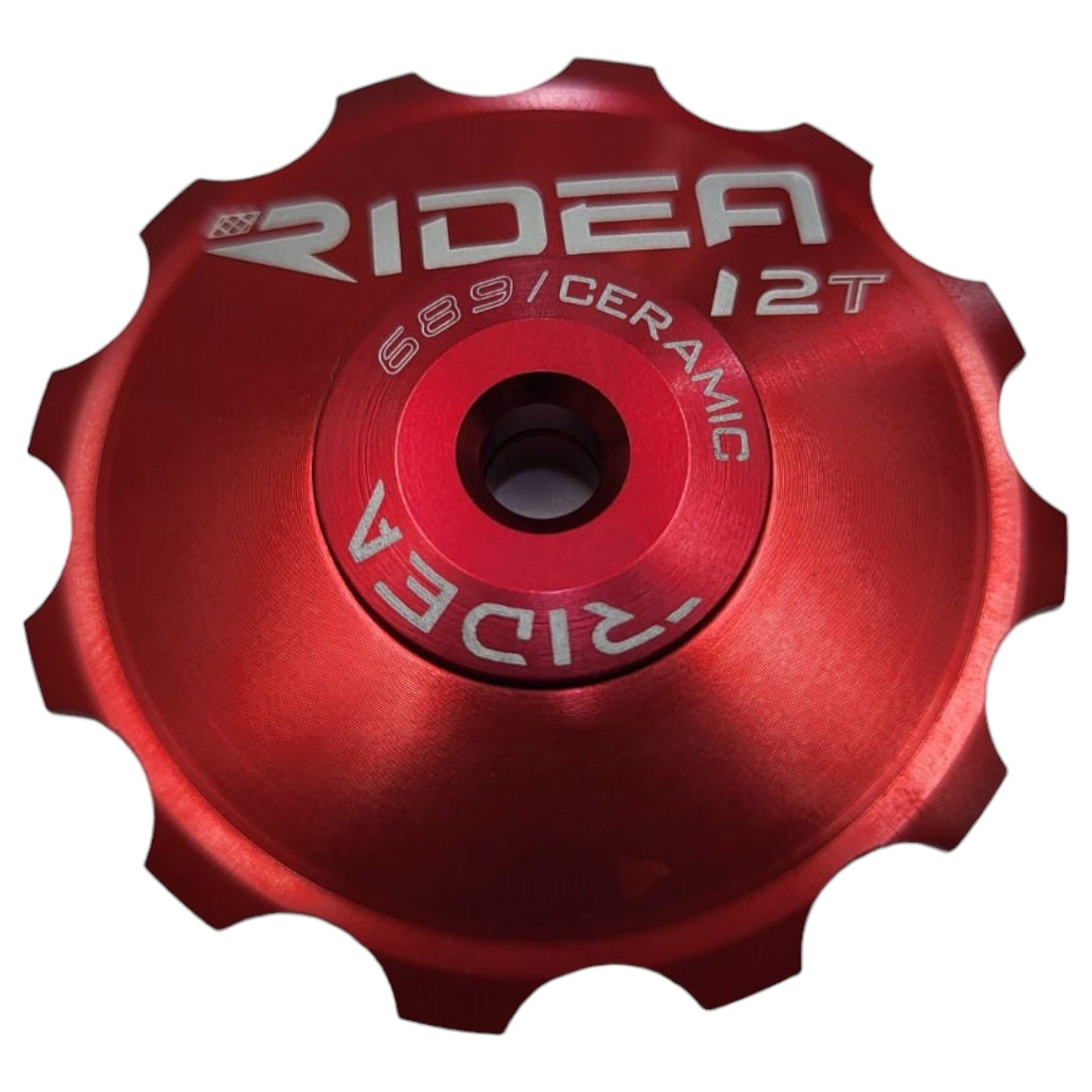 RIDEA 12T Pulley Full Ceramic Bearing Closed Plate