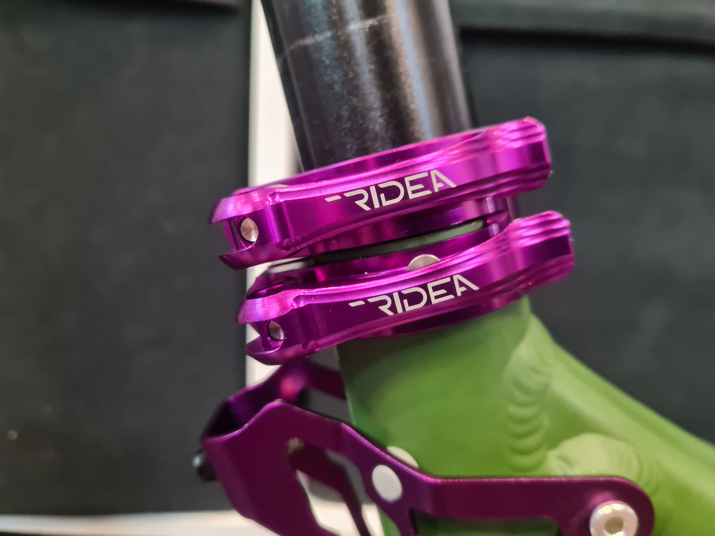 RIDEA Birdy Double QR Seat Post Clamp ESSCQR40T2