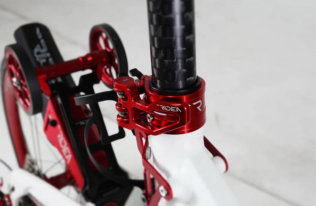 RIDEA Birdy integrated QR Seat Post Clamp ESSCQR40T5