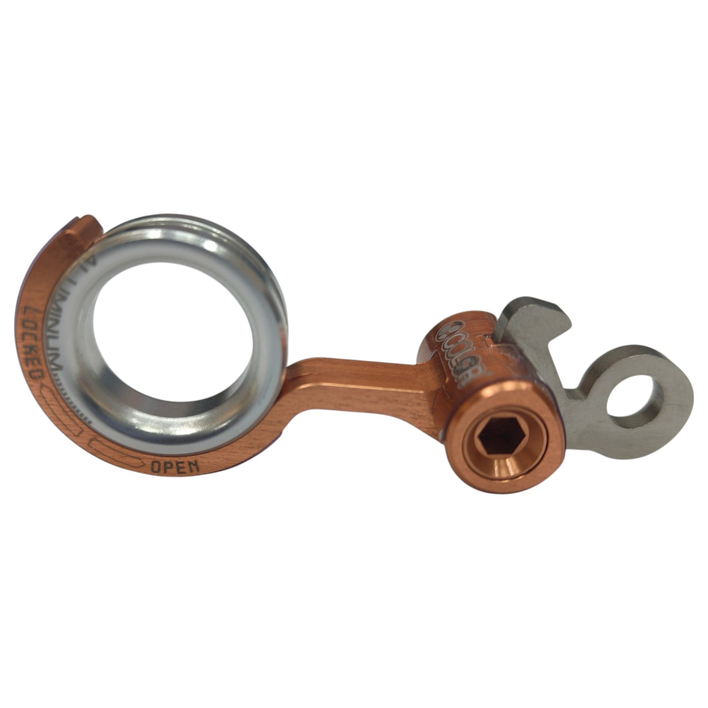 COLORPLUS Brompton Rear Triangle Frame Clip with Alu Ring