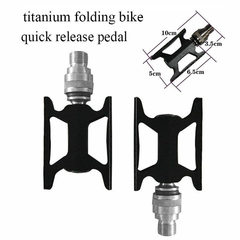 Elite Crafted Titanium QR Pedals Petit