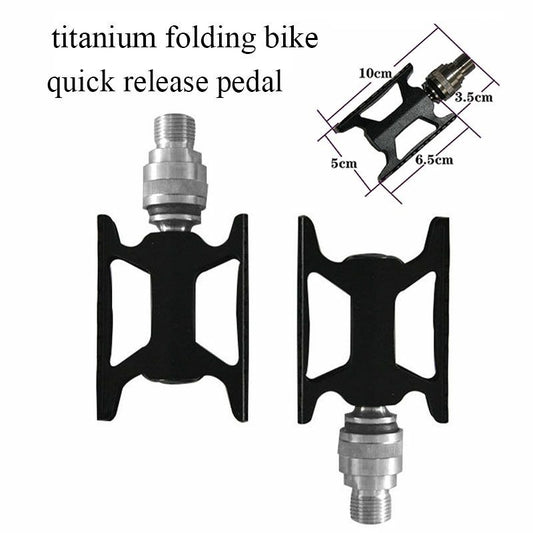 Elite Crafted Titanium QR Pedals Petit